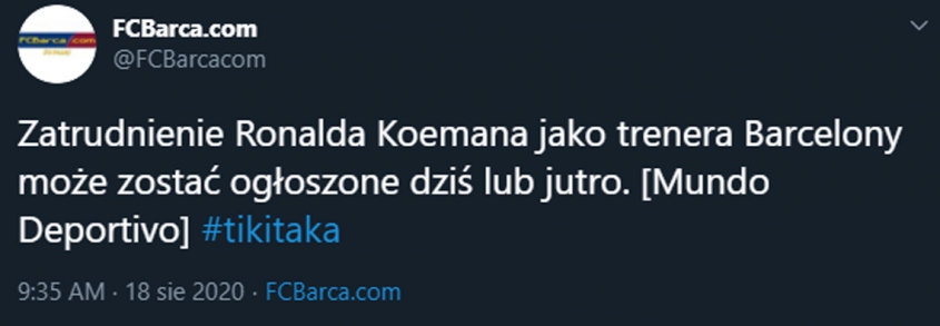 WIADOMO, kiedy Barca ogłosi nazwisko NOWEGO TRENERA!